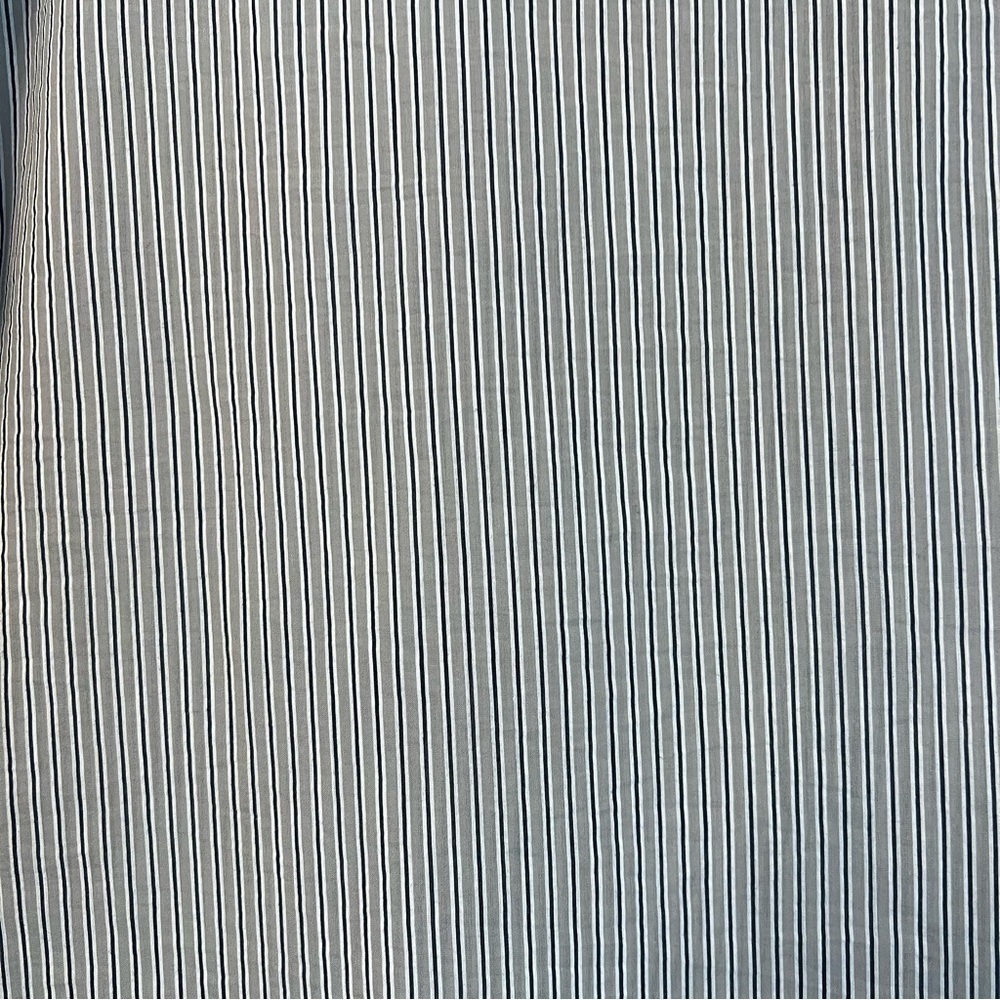James Perse Los Angeles Shirt Dress Grey Stripe 1 Small Minimalist Contemporary - Picture 7 of 7